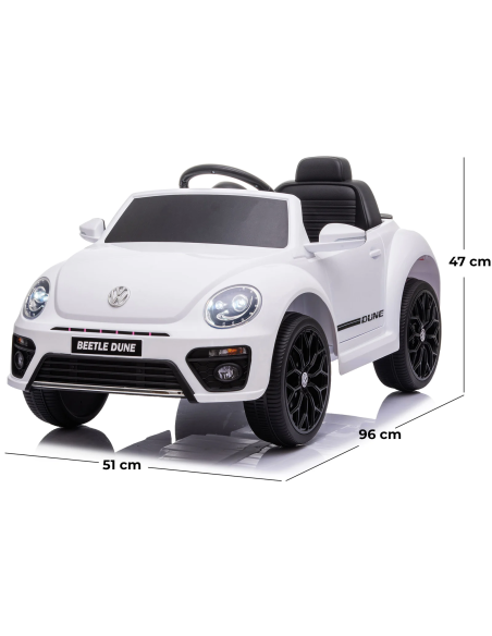 Macchina Elettrica Bambini LT934 Volkswagen Beetle Small Luci Suoni Telecomando