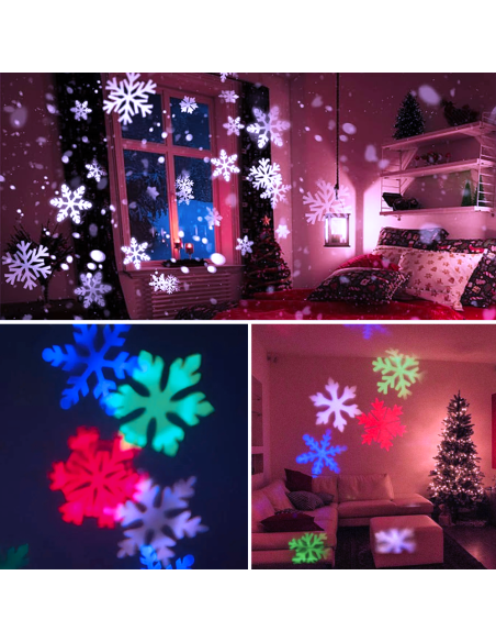 Lampadina a LED Luce RGB 4W con Proiezione di Immagini in Movimento Attacco E27