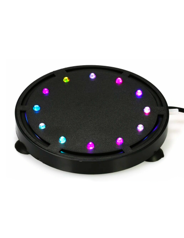 Image of Lampada per Acquario con Bolle RGB LED Illuminazione Subacquea Attacco a Ventosa