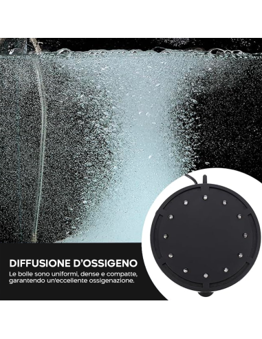 Lampada per Acquario con Bolle RGB LED...