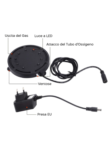Lampada per Acquario con Bolle RGB LED...