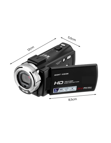 Videocamera Digitale 20 Mega Pixels Full HD...