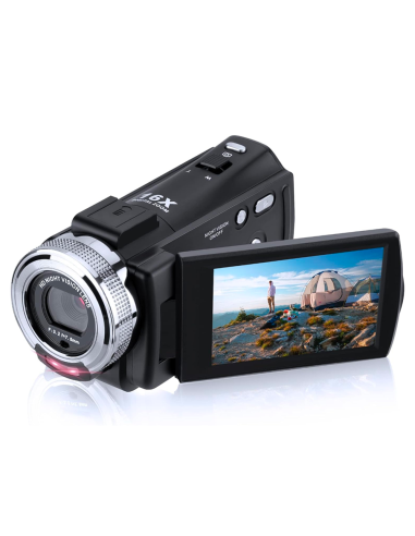 Image of Videocamera Digitale 20 Mega Pixels Full HD Zoom 16X Night Vision Schermo da 3"