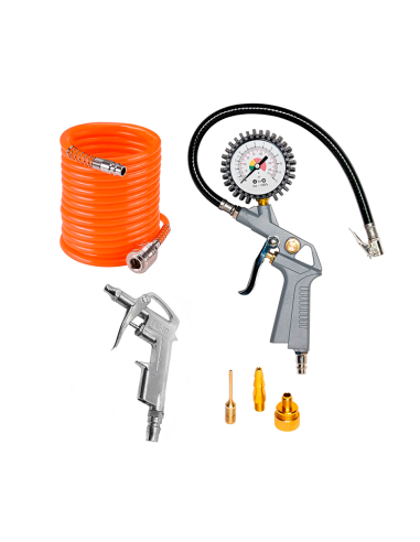 Kit Accessori per Compressore Gonfiagomme con...