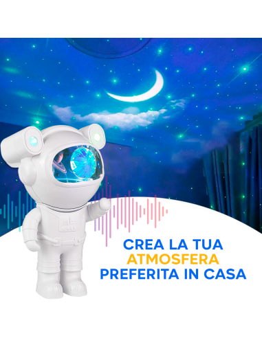 Astronauta Proiettore di Stelle con Bluetooth...