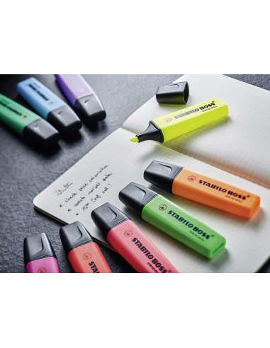 Evidenziatori STABILO BOSS ORIGINAL Set 15...