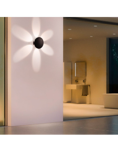 Applique Lampada da Parete Tonda 6 LED 18W...