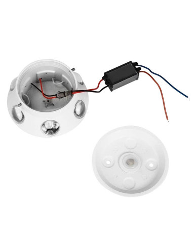 Applique Lampada da Parete Tonda 6 LED 18W...