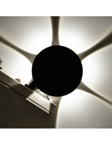 Applique Lampada da Parete Tonda 6 LED 18W...