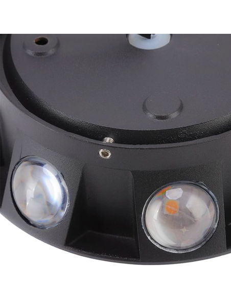 Applique Lampada da Parete Tonda 6 LED 18W Illuminazione Interni Design Moderno