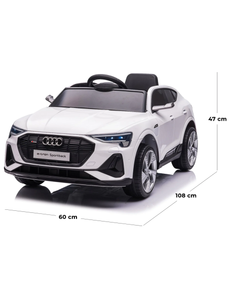 Macchina Elettrica per Bambini LT937 Audi E-Tron Sportback 12V con Luci e Suoni