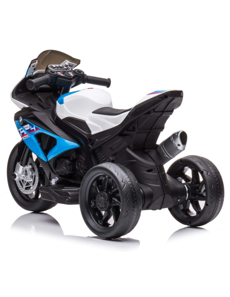 Moto Elettrica per Bambini LT938 BMW HP4 Sport 12V 3 Ruote Lettore MP3 Luci LED
