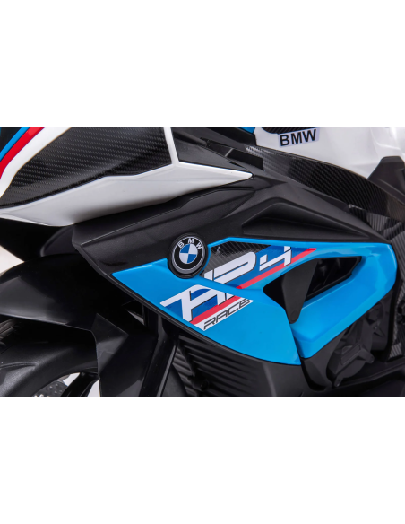 Moto Elettrica per Bambini LT938 BMW HP4 Sport 12V 3 Ruote Lettore MP3 Luci LED