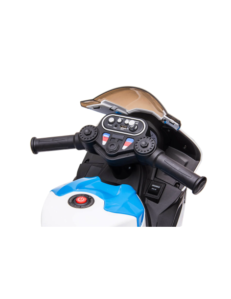 Moto Elettrica per Bambini LT938 BMW HP4 Sport 12V 3 Ruote Lettore MP3 Luci LED