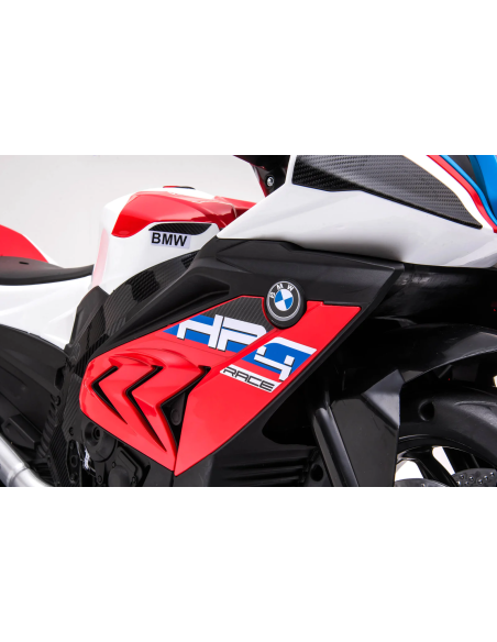 Moto Elettrica per Bambini LT938 BMW HP4 Sport 12V 3 Ruote Lettore MP3 Luci LED