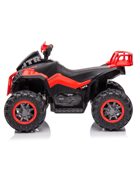 Quad Elettrico per Bambini LT940 ATV 12v 4X4 con Radiocomando Luci a LED e Suoni