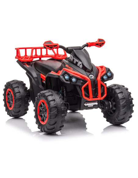 Quad Elettrico per Bambini LT940 ATV 12v 4X4 con Radiocomando Luci a LED e Suoni