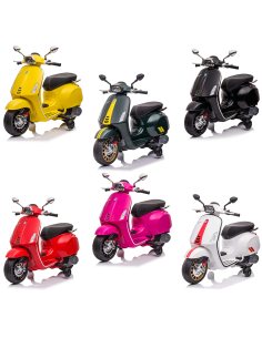 Moto Elettrica per Bambini LT941 Piaggio Vespa Sprint 12V...