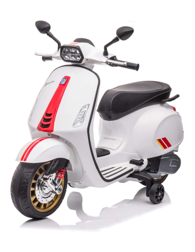 Moto Elettrica per Bambini LT941 Piaggio Vespa Sprint 12V con Luci a LED e Suoni