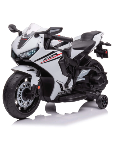 Moto Elettrica per Bambini LT942 Honda CBR 12V con Luci a LED e Suoni