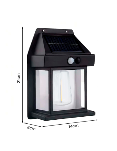 Lampada Ricarica Solare a Parete Esterno...