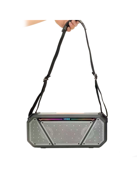 Altoparlante Stereo Bluetooth Portatile Wireless Luce RGB con Microfono Radio FM