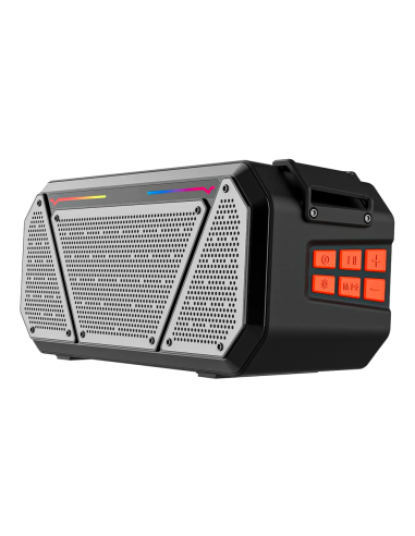 Image of Altoparlante Stereo Bluetooth Portatile Wireless Luce RGB con Microfono Radio FM