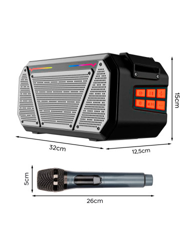 Altoparlante Stereo Bluetooth Portatile...