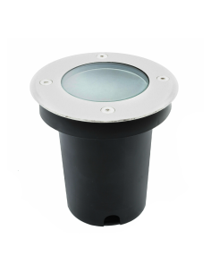 Faretto Segnapasso Tondo da Incasso a LED IP65 Attacco GU10 Calpestabile