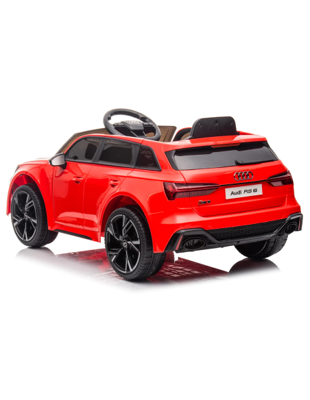 Macchina Elettrica per Bambini LT945 Audi RS6 12V con Licenza Luci LED e Suoni