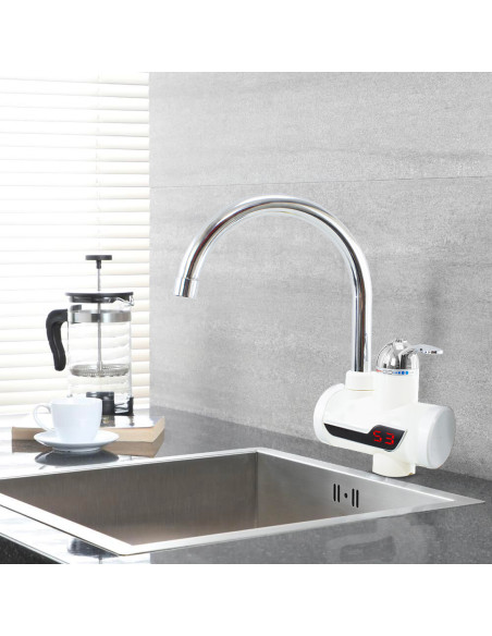 Rubinetto Elettrico Temperatura Calda Istantanea 111238 con Doccetta Miscelatore