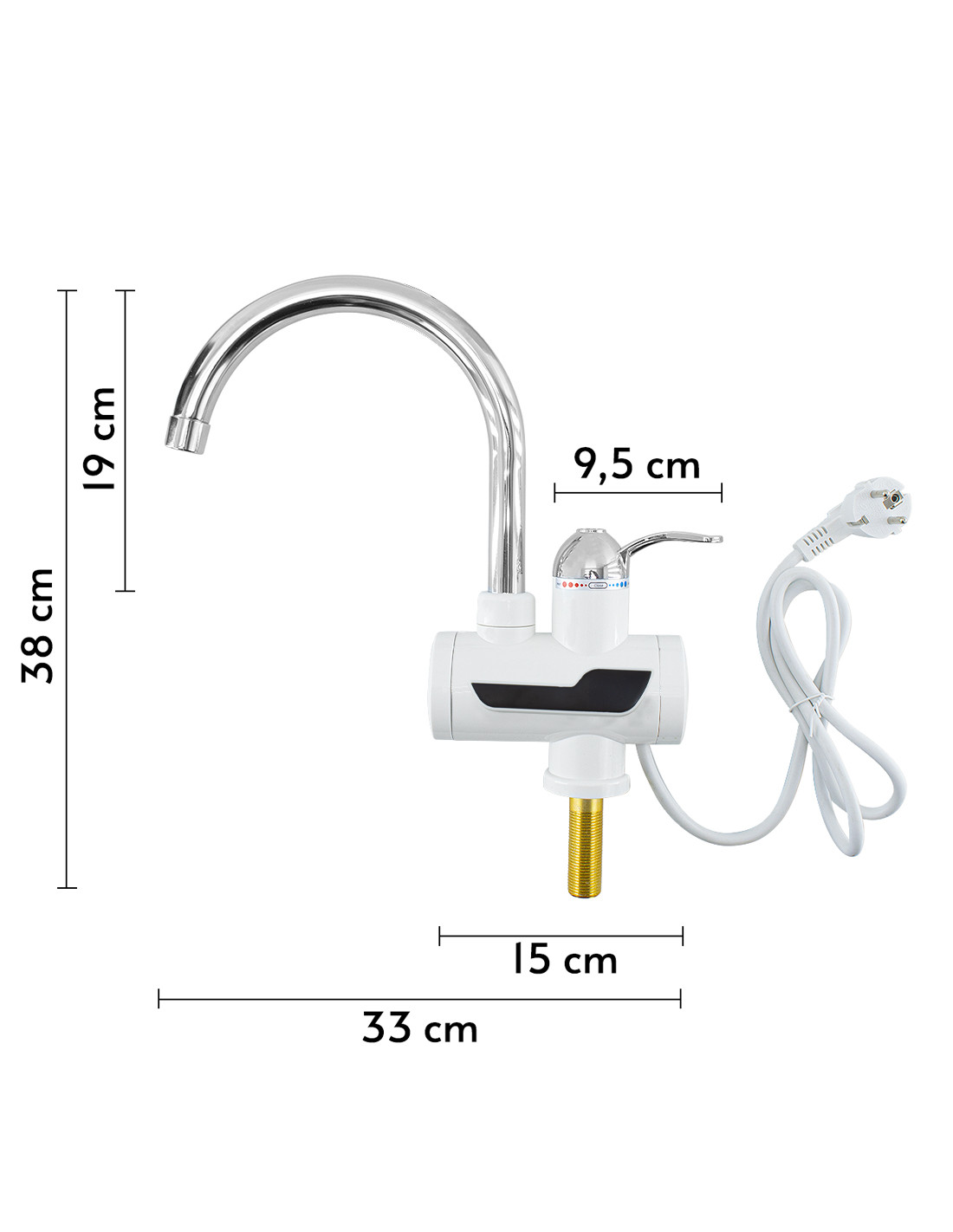 Rubinetto Elettrico Temperatura Calda Istantanea 111238 con