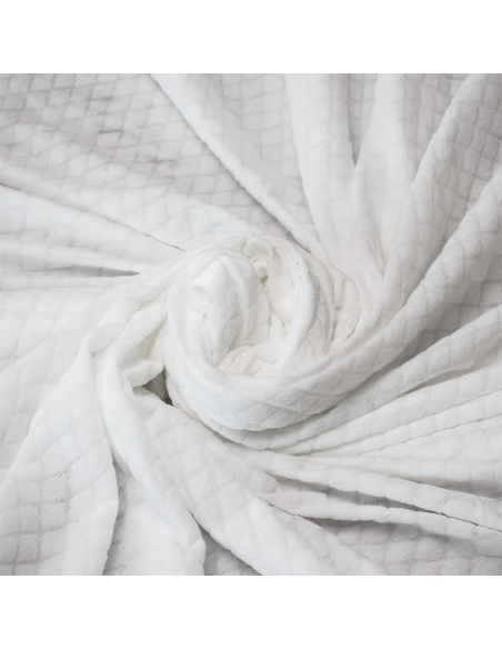 Coprimaterasso Letto Matrimoniale Cotone Jacquard 185x200 Traspirante Assorbente