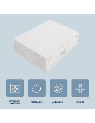 Coprimaterasso Letto Matrimoniale Cotone...