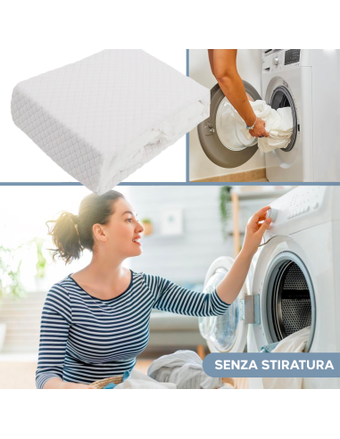 Coprimaterasso Letto Matrimoniale Cotone...