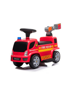 Cavalcabile Elettrico per Bambini LT949 Camion Pompieri 6V Sparabolle e Luci LED