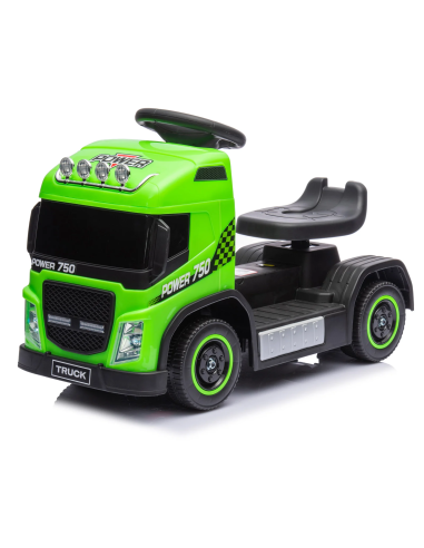 Cavalcabile Elettrico per Bambini LT950 Truck Small 6V Luci a Led e Suoni Verde