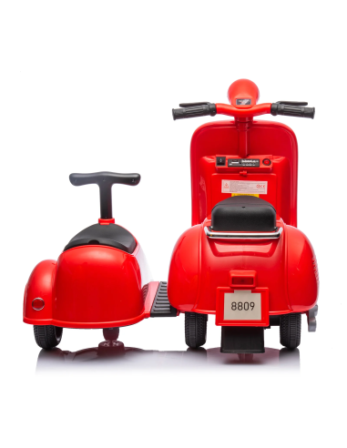 Moto Elettrica per Bambini LT958 Vespa Sidecar...