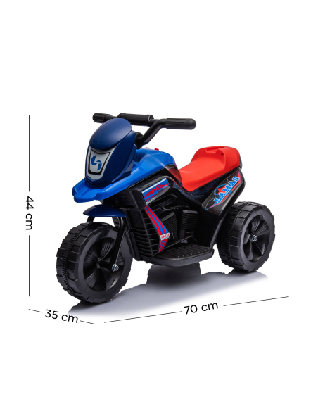 Mini Moto Elettrica per Bambini LT953 Poket 6V Luci A LED Suoni e Pedale