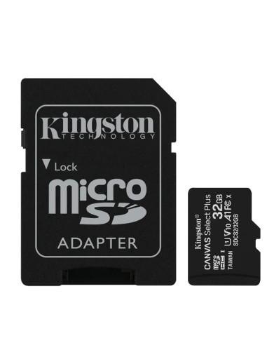 Kingston Canvas Select Plus SDCS2/32GB Scheda MicroSD Classe 10 e Adattatore SD