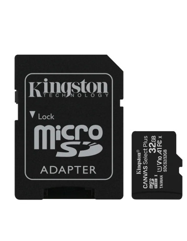 Kingston Canvas Select Plus SDCS2/32GB Scheda MicroSD Classe 10 e Adattatore SD