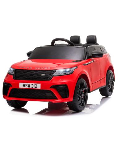 Macchina Elettrica per Bambini LT931 Velar Land Rover Luci Suoni Telecomando Rosso