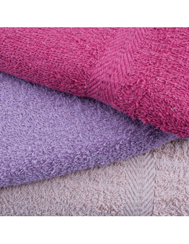 Set Asciugamani da Bagno 3 Viso + Ospite Tinta...