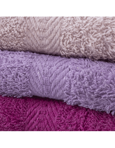 Set Asciugamani da Bagno 3 Viso + Ospite Tinta...