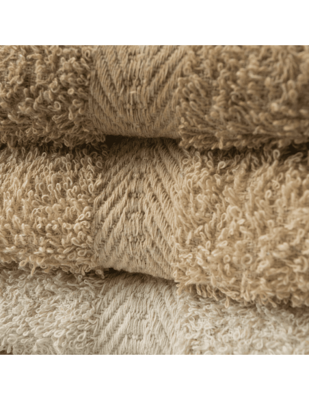 Set Asciugamani da Bagno 3 Viso + Ospite Tinta Unita Vari Colori 100% Cotone