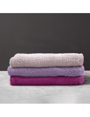 Set Asciugamani da Bagno 3 Viso + Ospite Tinta...