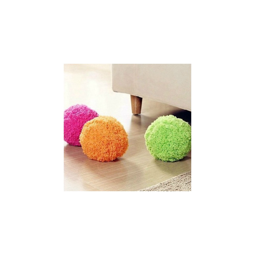 Pallina mop in 4 colori con panni intercambiabili per pulizia pavimenti