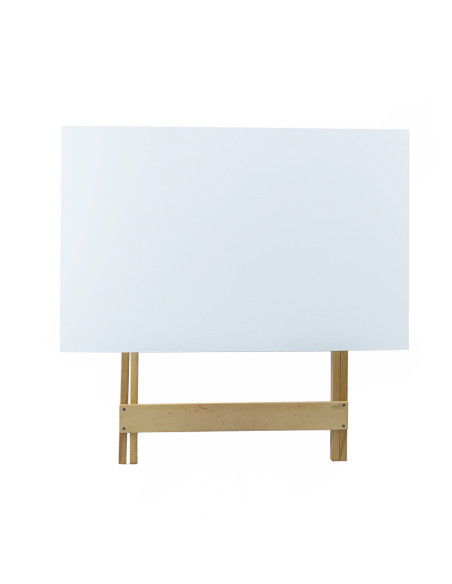 Tavolo in Legno Formica 60x90 F2149 BIANCO Pieghevole Salvaspazio da Giardino