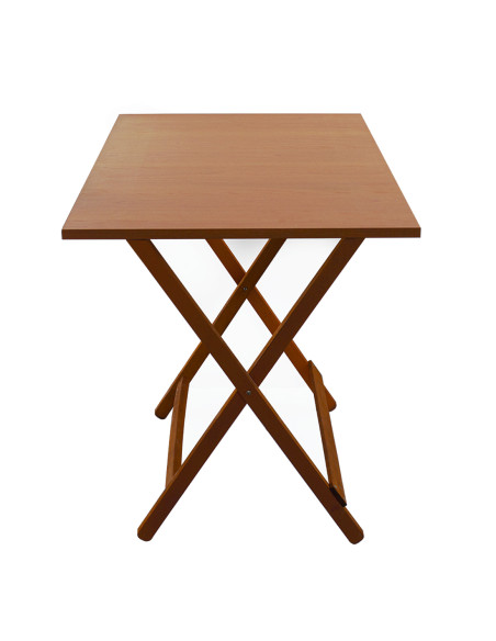 Tavolo in Legno Formica 60x90 F2069 CILIEGIO Pieghevole Salvaspazio da Giardino