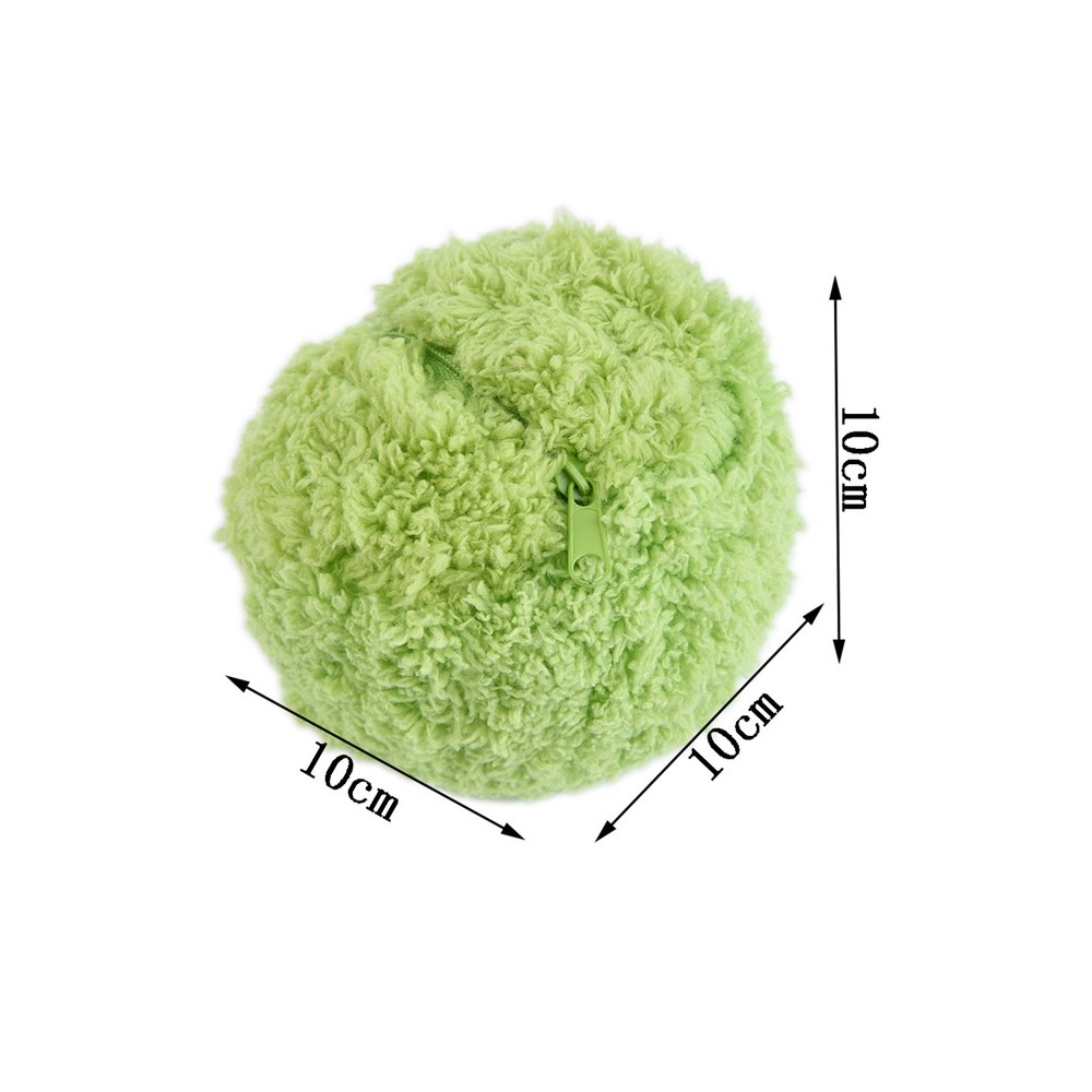 Pallina mop in 4 colori con panni intercambiabili per pulizia pavimenti